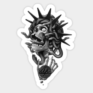 Skeleton-o Liberty Sticker